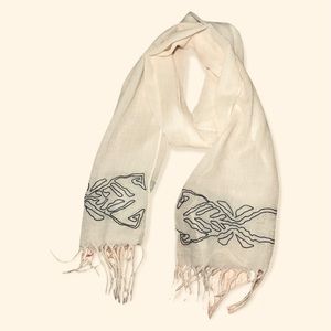 1937‎ Accessories 100% Wool Scarf  OS